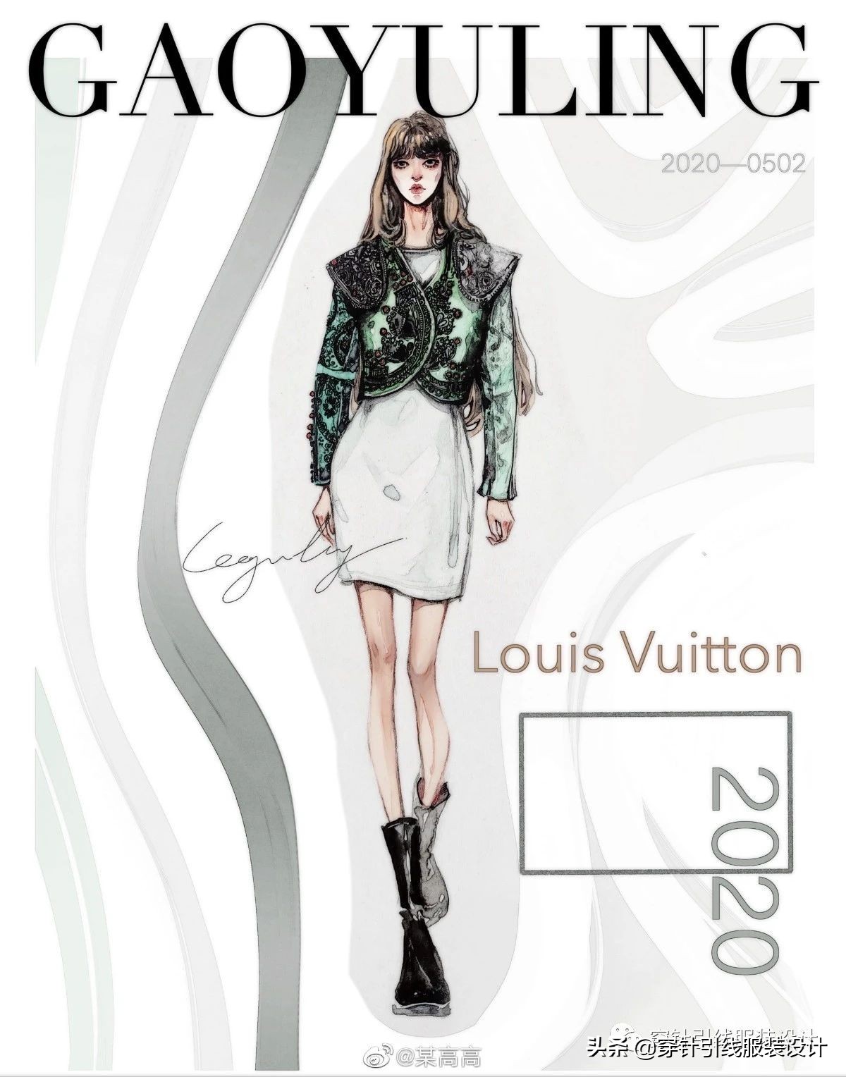 效果图手绘服装,效果图大全70-80平三室