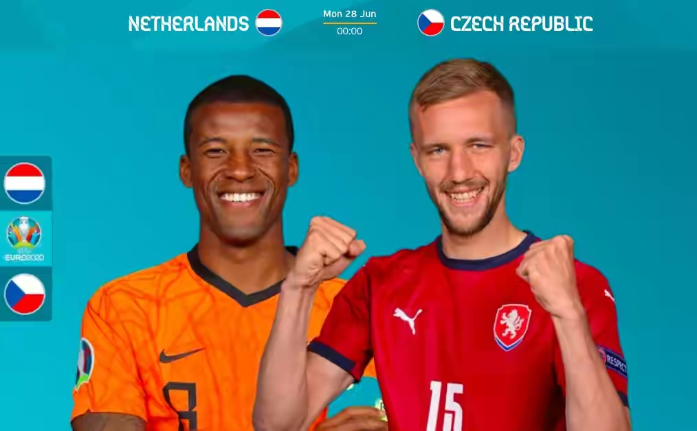 荷兰爆冷0-2负捷克集锦,荷兰vs捷克3比2