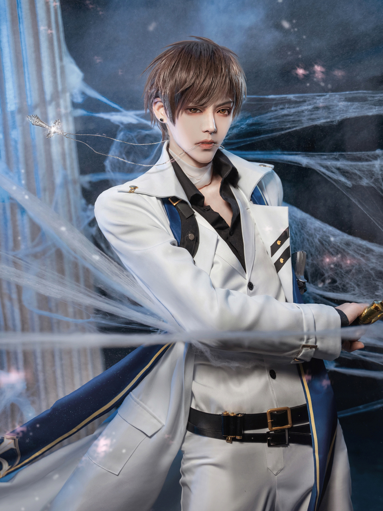 制作人白起cos图,恋与制作人白起官方cos