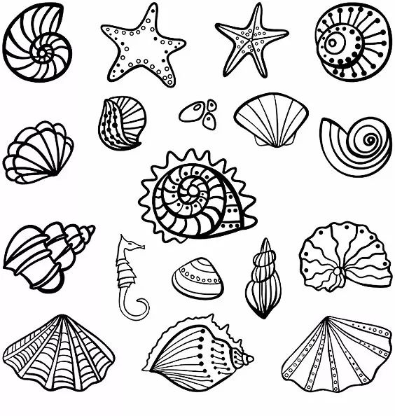 手绘画素材书,100张手绘素材图片