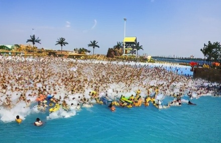 中新生态城欢乐水魔方,生态城水魔方有什么玩的