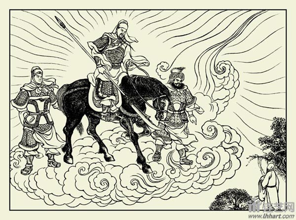 三国演义连环画60册名称,三国演义玉泉山关公显圣