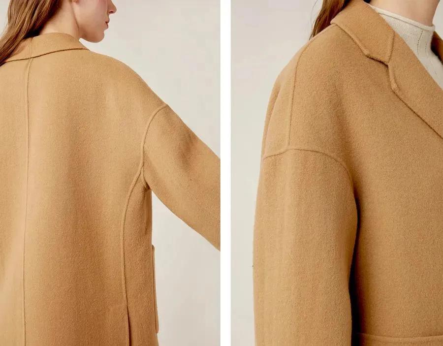 大格子大衣好看吗,焦糖色大衣好看吗