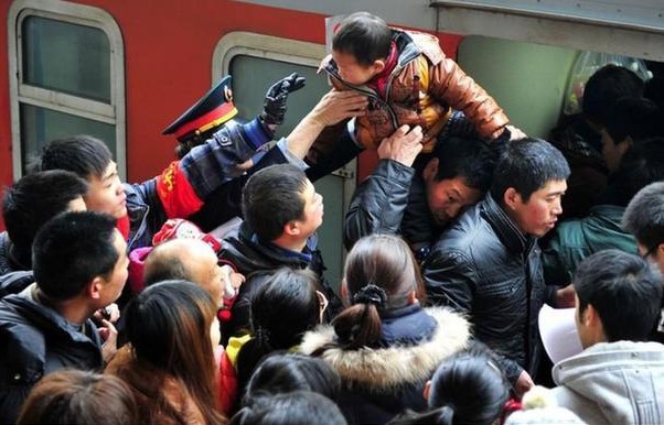 春运震撼人心,春运的震撼场面