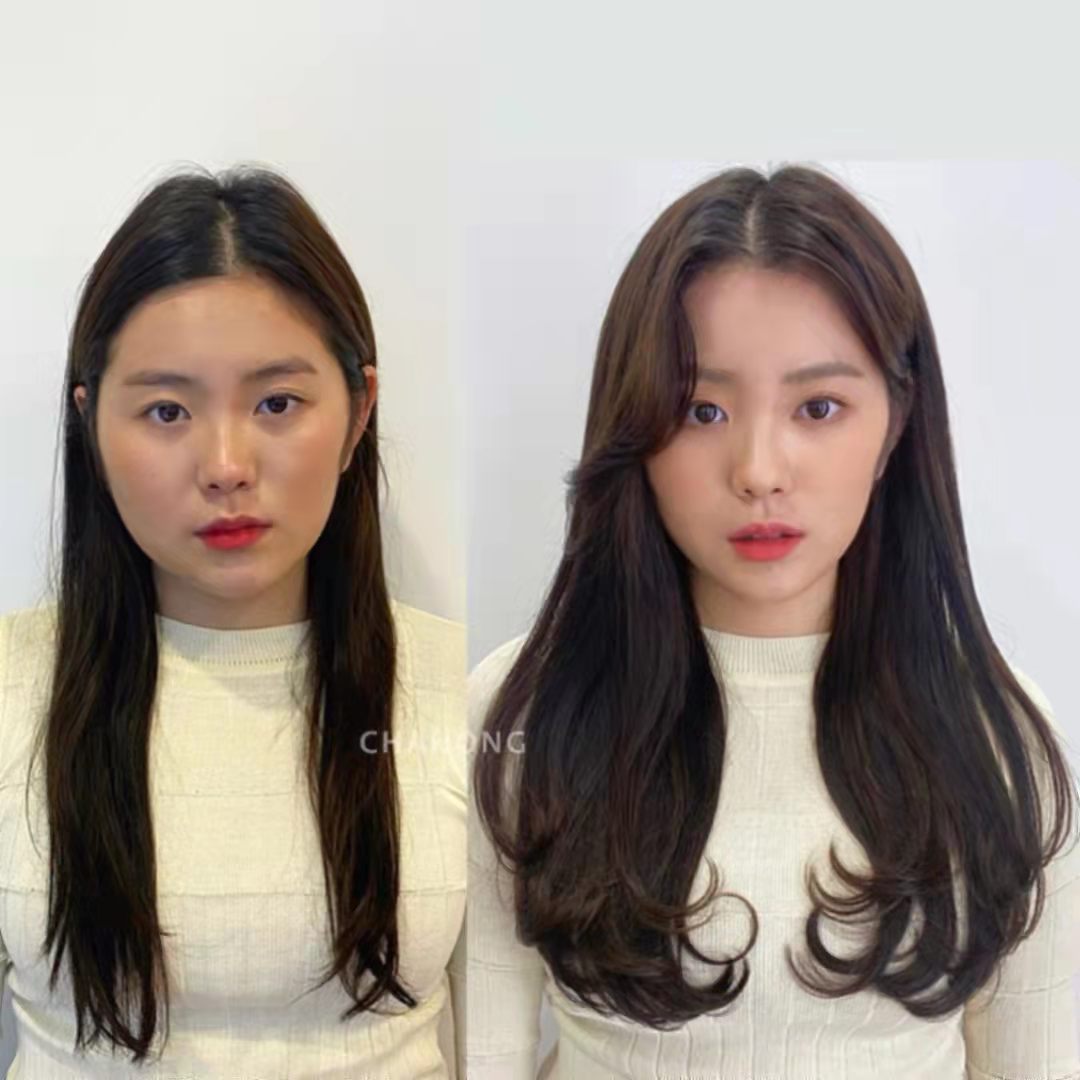 你适合直发还是卷发关键看这几点,扎头发发际线后移披头发不好看