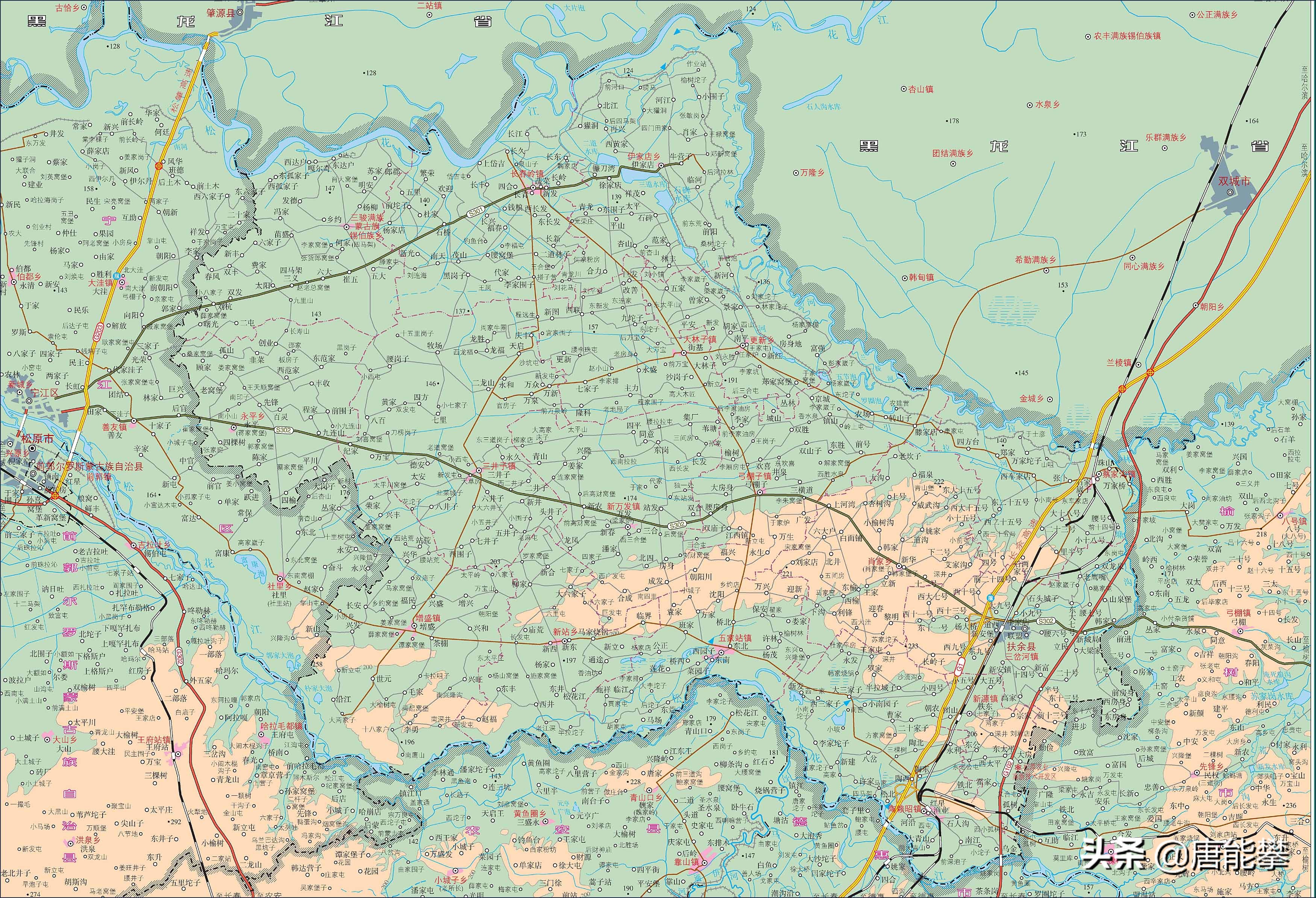 松原市宁江区地理位置,吉林松原宁江和扶余的区别