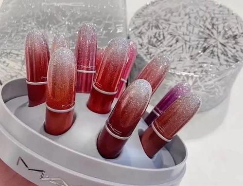 mac魅可圣诞限量哑光口红套装,mac圣诞礼盒口红a13