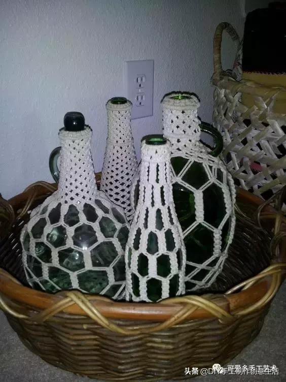 编绳杯套,编绳防烫杯套