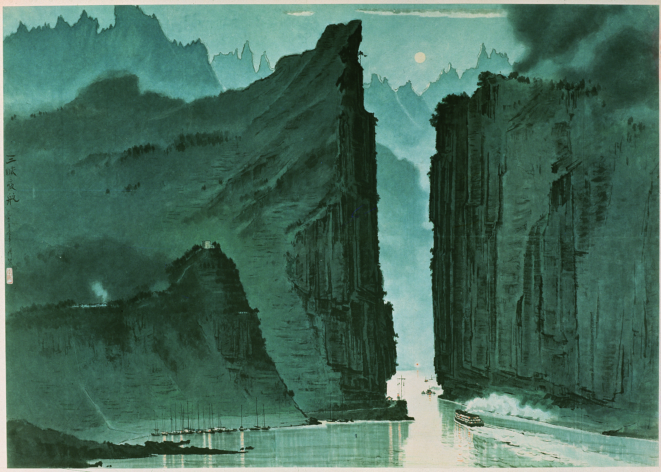 长江流域的风景画,长江生态人文画卷画师们画出震撼