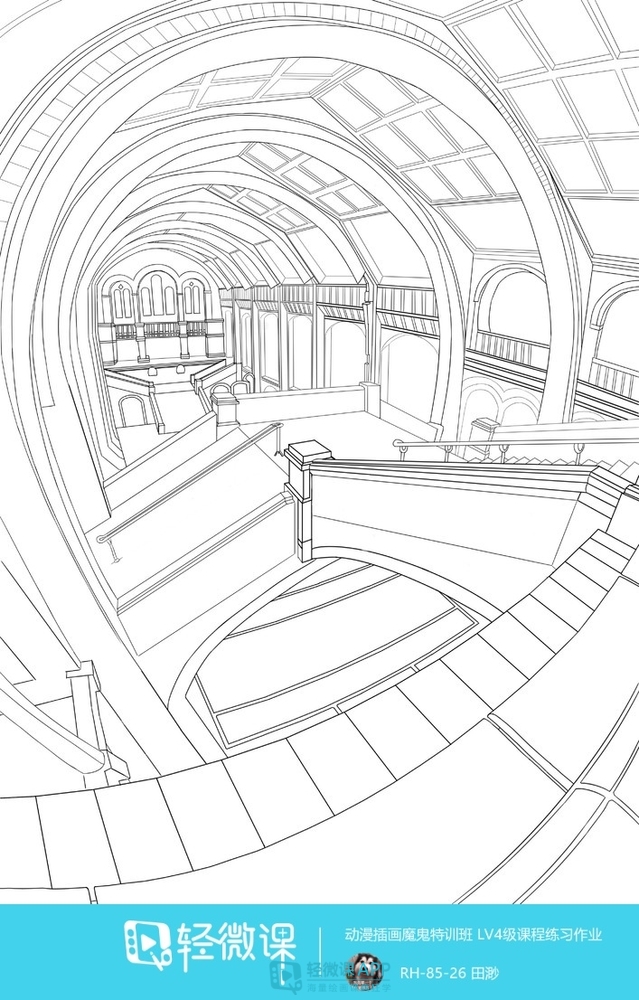 板绘初学者勾线教程,板绘勾线画基本功教学