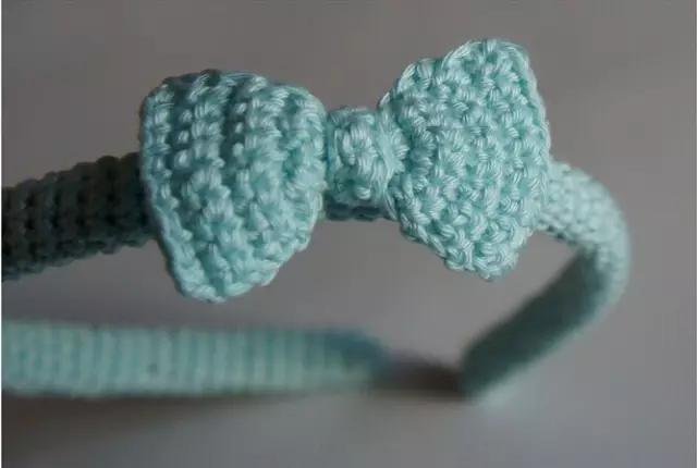 钩发箍教程小朋友,钩个保暖漂亮的发带