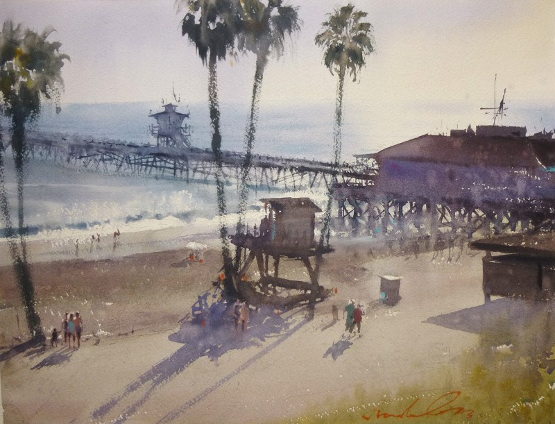 艺术家的水彩风景画,德国水彩油画艺术欣赏