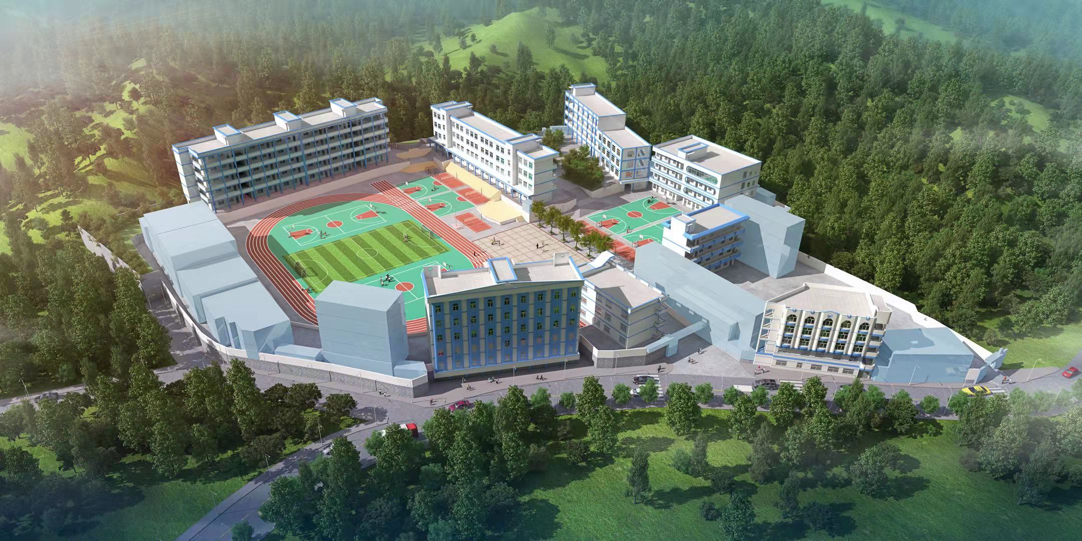 搬家迁新址万象更新,博罗中学搬校区