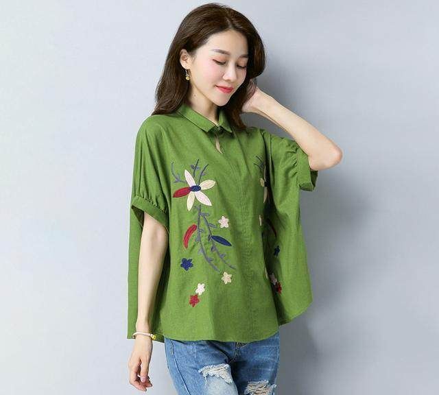 冬季好看的棉麻长袖衫,关于棉麻类的时尚风格的宽松衫