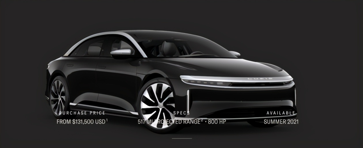 lucidair实车,lucidair入门车款发布