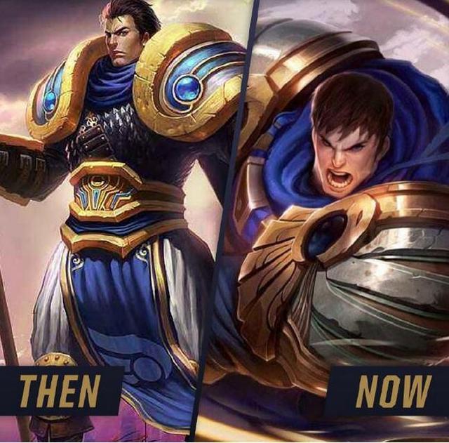 英雄联盟皇子经典集锦图,英雄联盟以前的盖伦图片