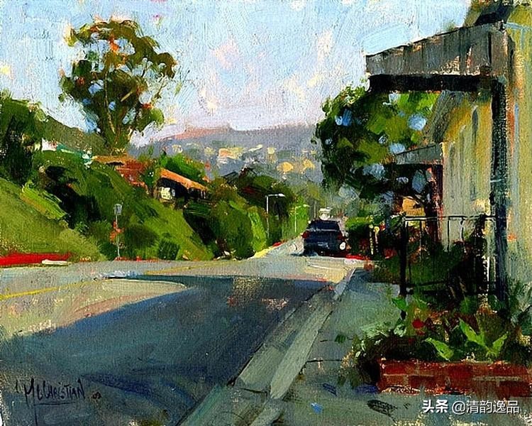 美国艺术家乔biwler油画作品赏析,丽莎印象派油画欣赏