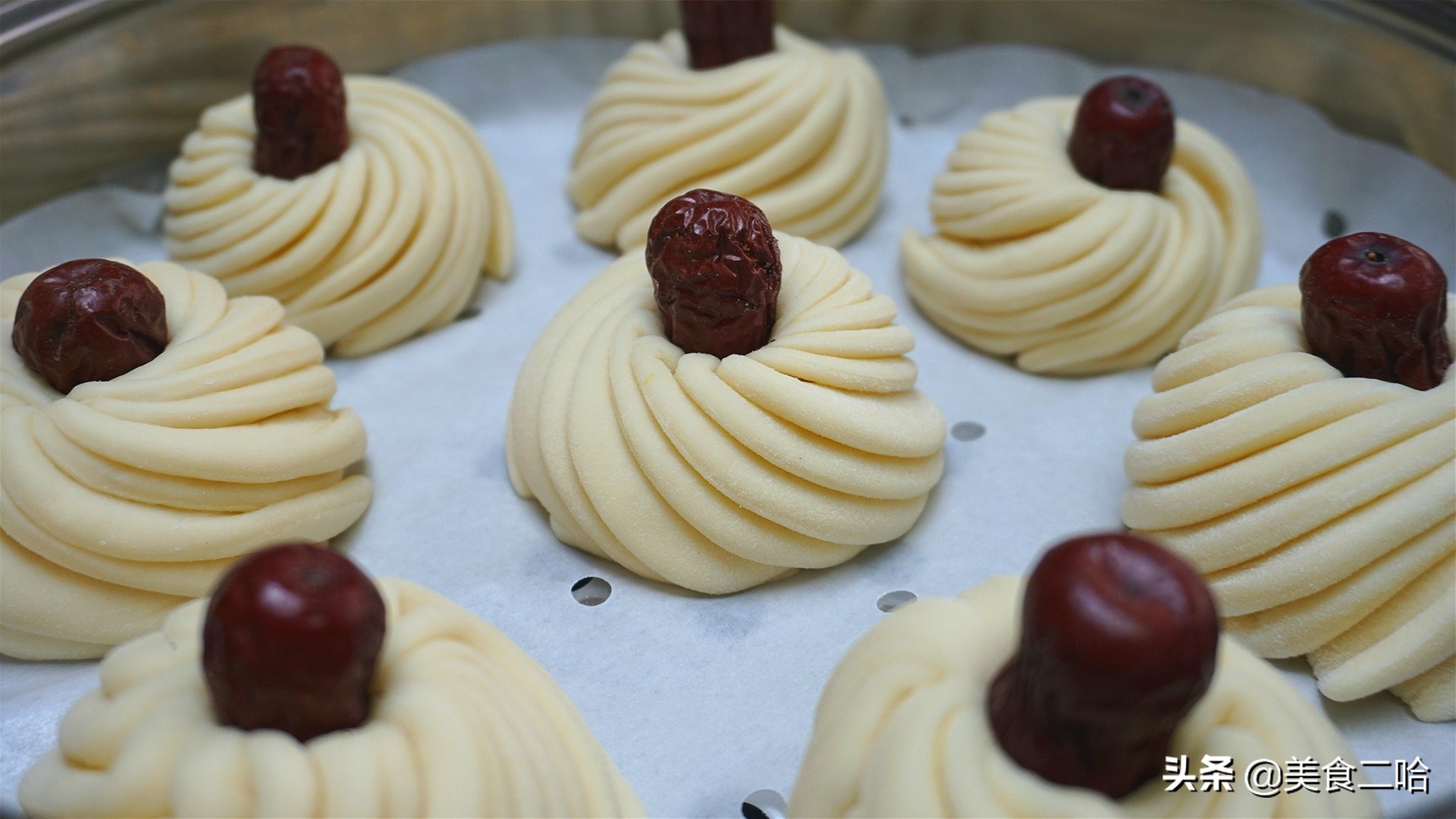 过年蒸馒头枣花馍说说,过年蒸馍和面又加泡打泡粉吗