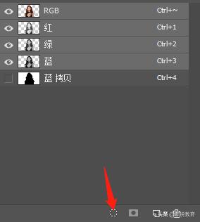 PS中的通道快速抠出韩国美女发丝