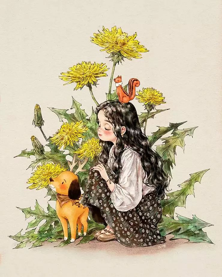 画风堪比宫崎骏,写实韩系画风画师