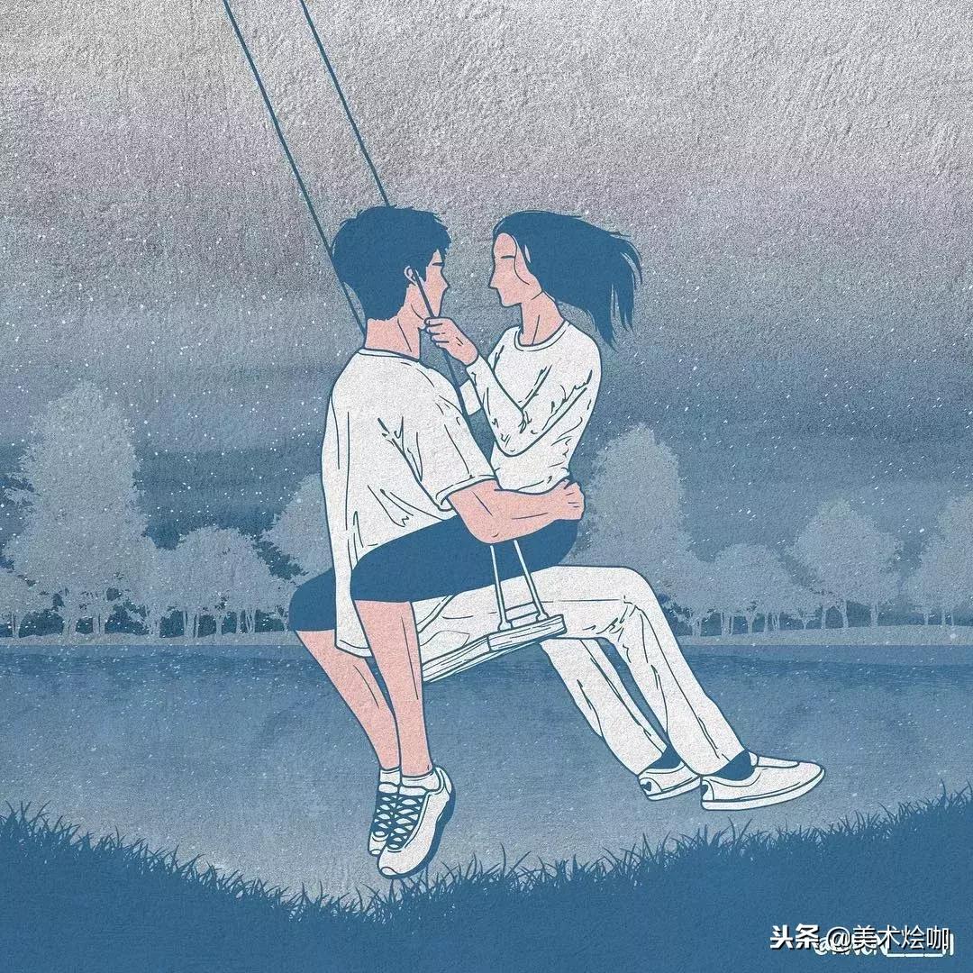 少女心爆棚的唯美插画,软萌插画清新少女心