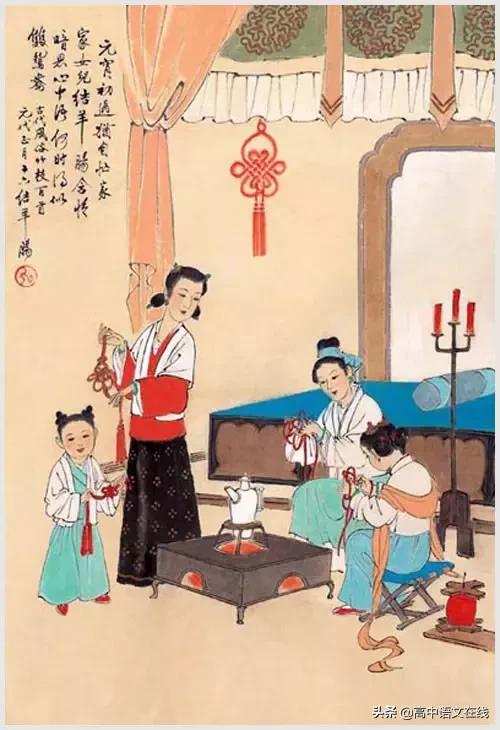 100张风俗图，100首诗词，太美了