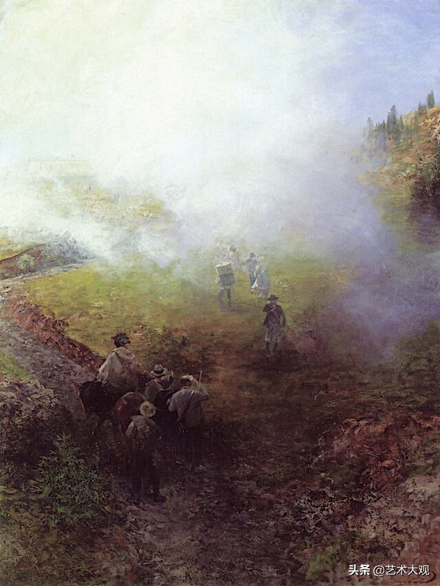 芬兰大师古典风景油画作品欣赏,顶级的欧洲午后阳光风景油画