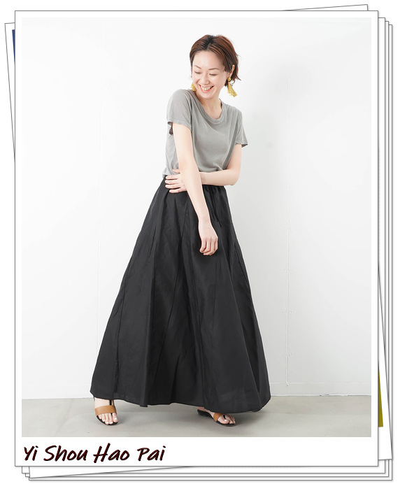 亚麻垂感半身裙,洋气半身裙白色亚麻材质