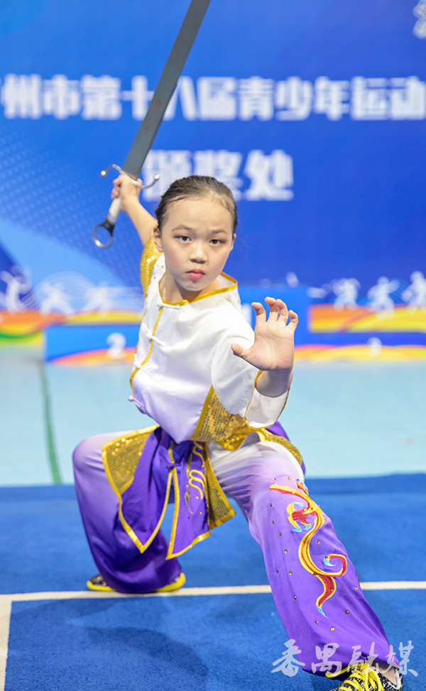 少年竞风流！番禺区代表队在广州市第十八届青少年运动会武术套路比赛中夺得金牌总数、团体总分双料冠军