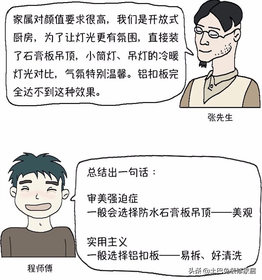 吊顶包工包料还是自己买材料划算,农村吊顶用什么材料要便宜又好看