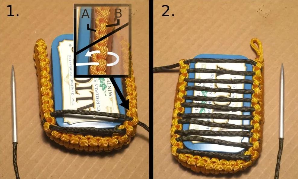 小零钱包迷你制作,小钱袋编法教程