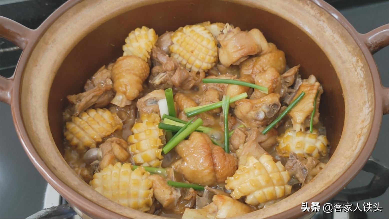 鲍鱼怎样做吃好?加半只鸡教你广式吃法,营养好吃,一锅汁都吃光