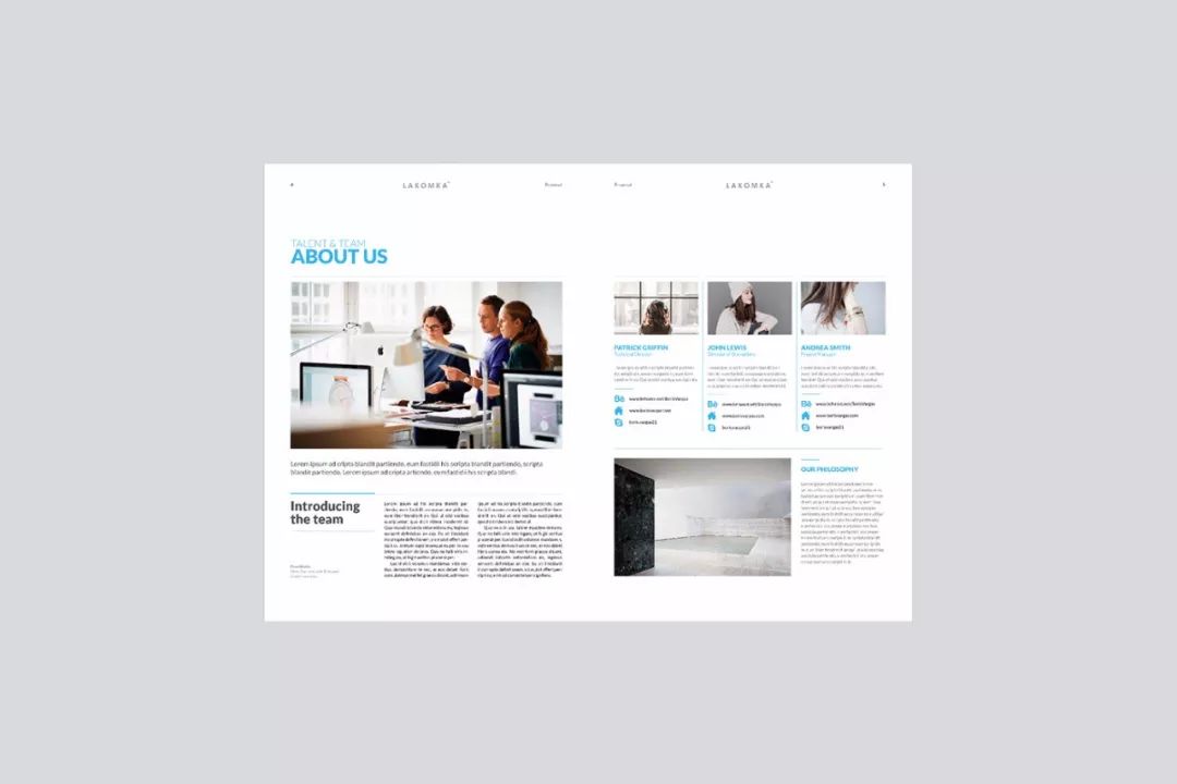 简约大气的企业宣传册／画册设计精选