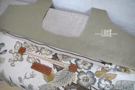 女士大包的裁剪及制作教程,简易包裁剪