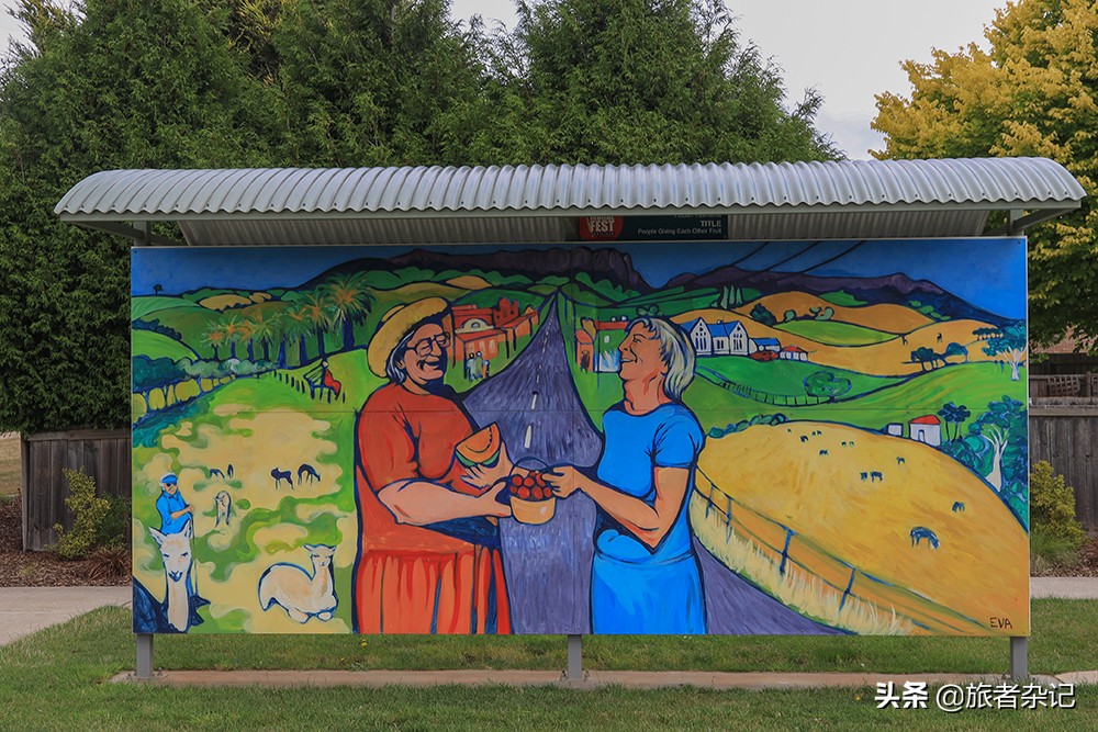 谢菲尔德壁画小镇图片,塔斯马尼亚壁画小镇谢菲尔德小镇