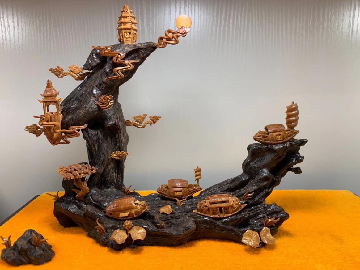 广州榄雕图片大全,大坡榄雕