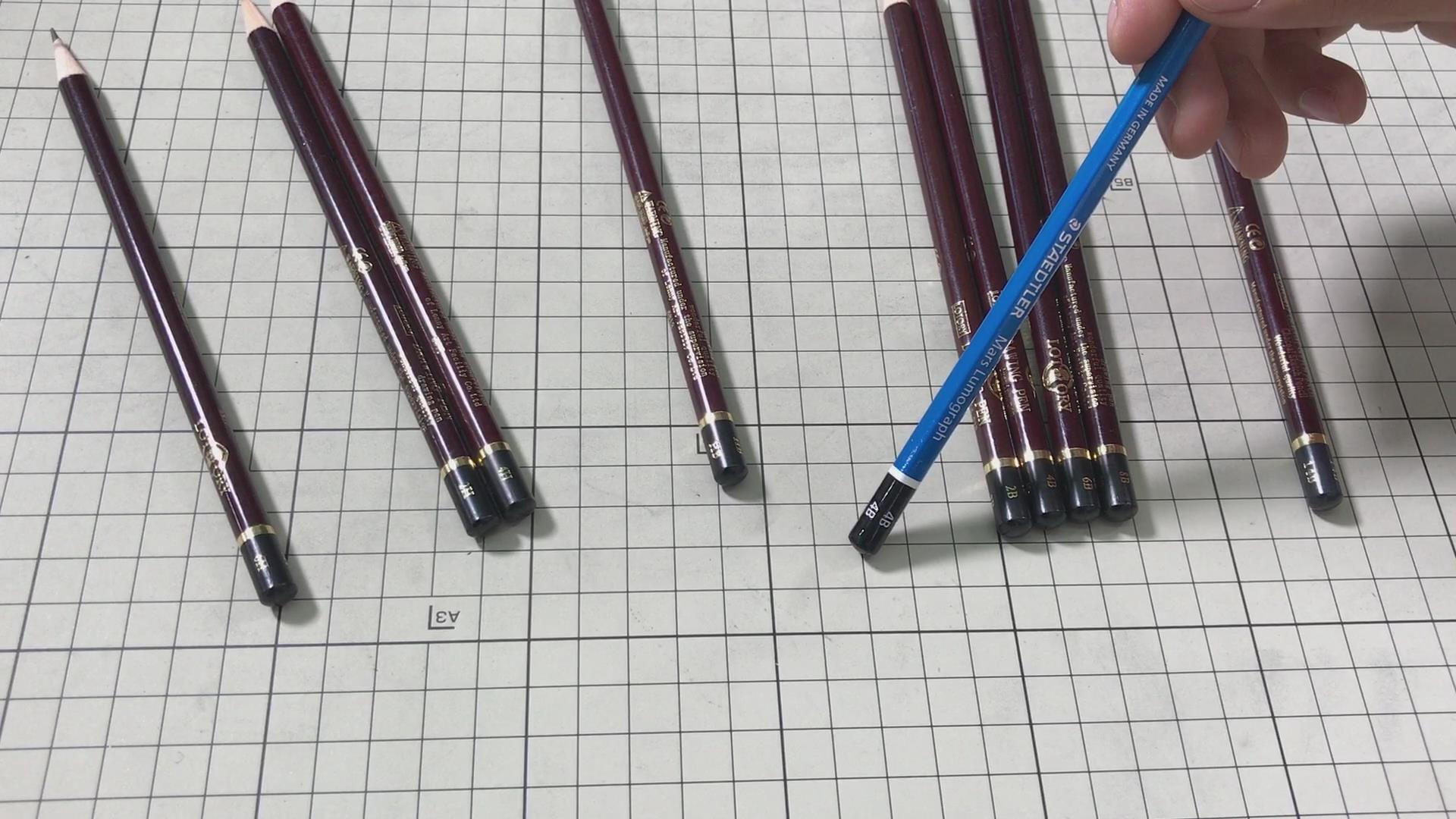 素描常用铅笔型号,哪种素描纸好用