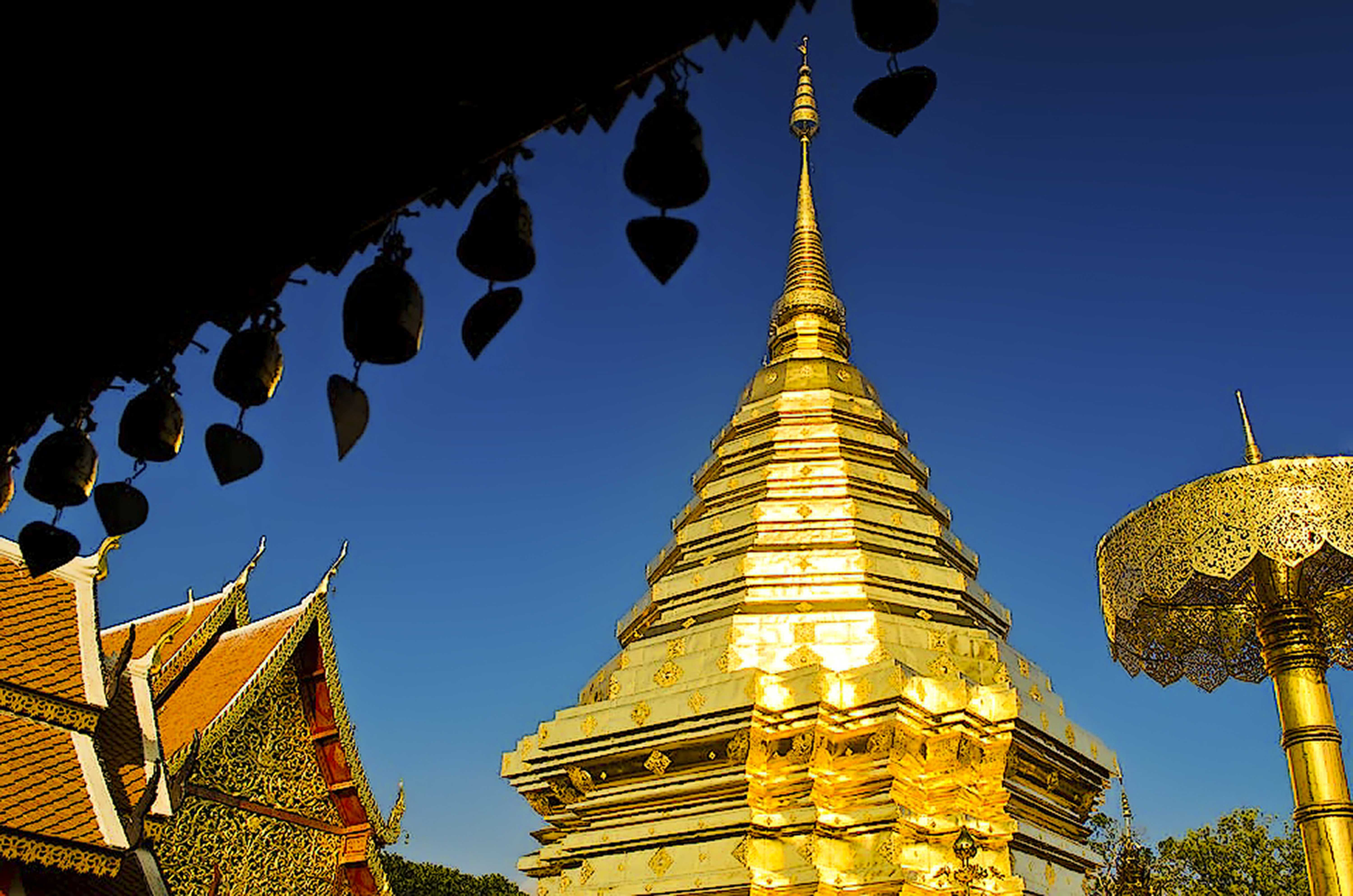 神奇泰国游,清迈古城温暖的风景