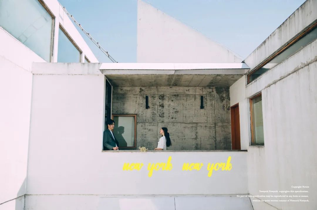 工业风婚纱照,极简冷淡风婚纱照