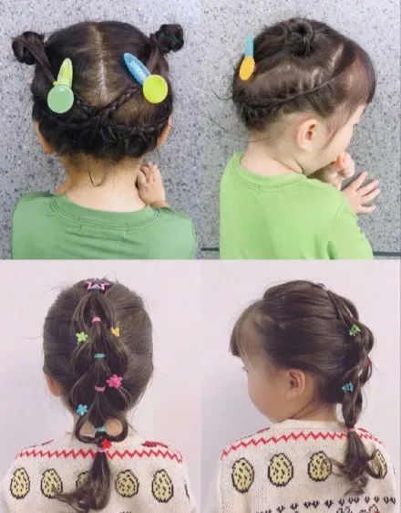 这些小孩的发型，你见都没见过