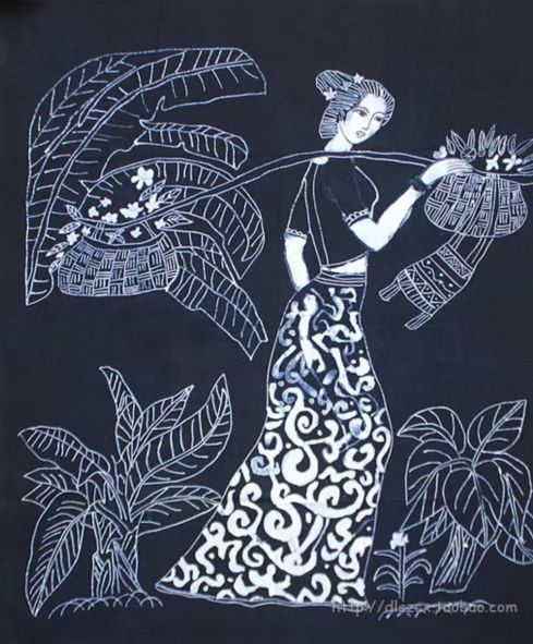 王林平随笔,传统蜡染从哪里来