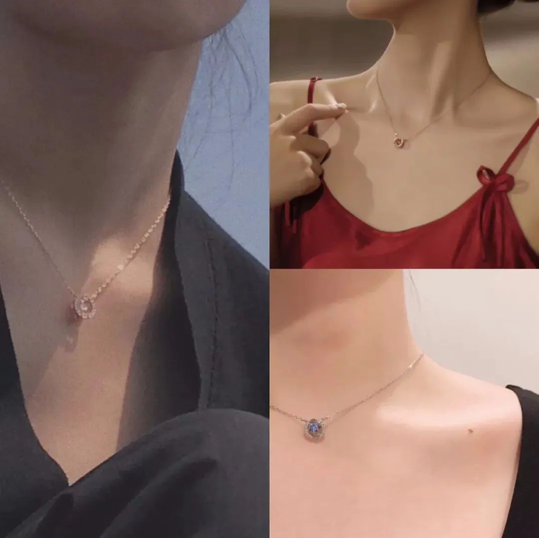 气质女生适合戴什么首饰,施华洛世奇粉色蓝色哪款好看
