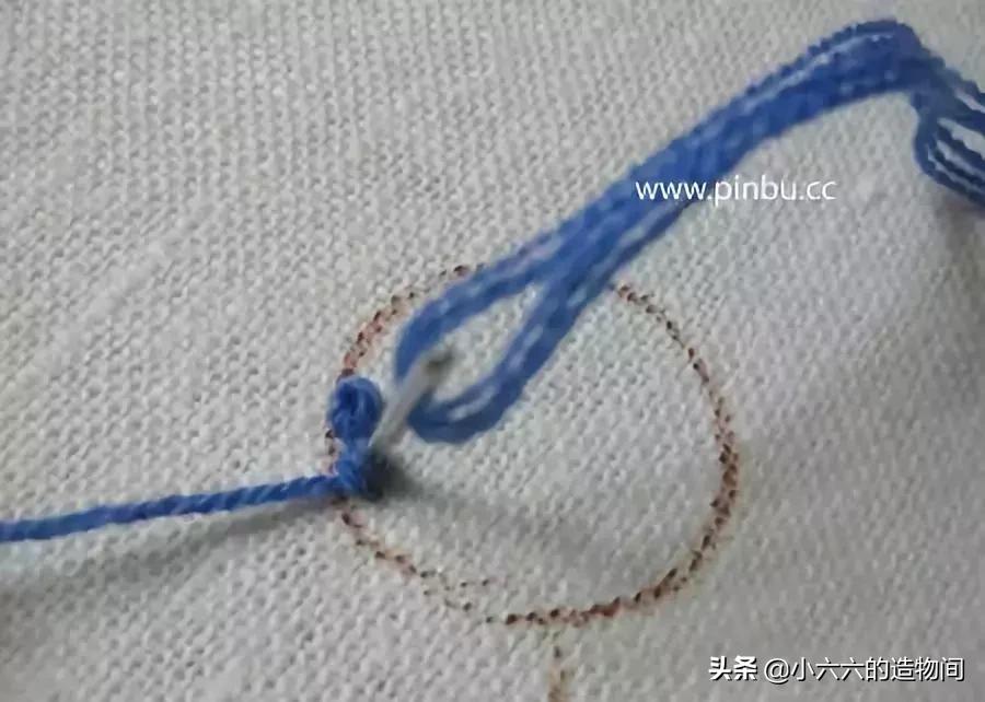 刺绣打籽绣教程,中国结刺绣针法教程
