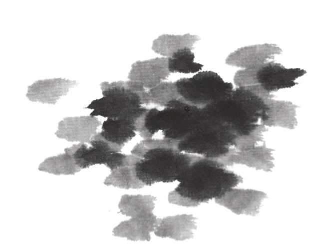 国画雪景树的画法技巧步骤,国画杂树与山石的画法图片