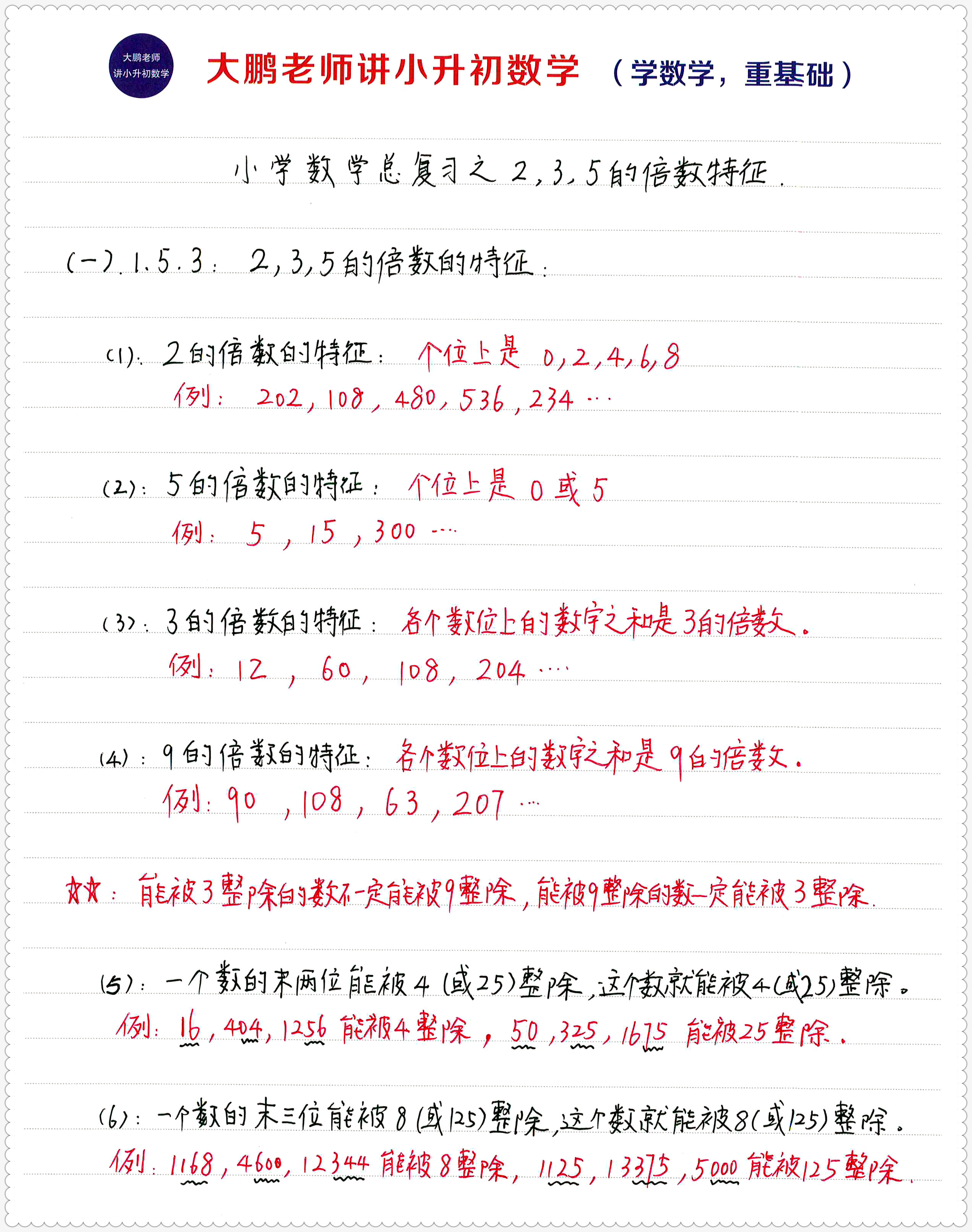小升初数学倍数题讲解,小升初数学因数和倍数的认识
