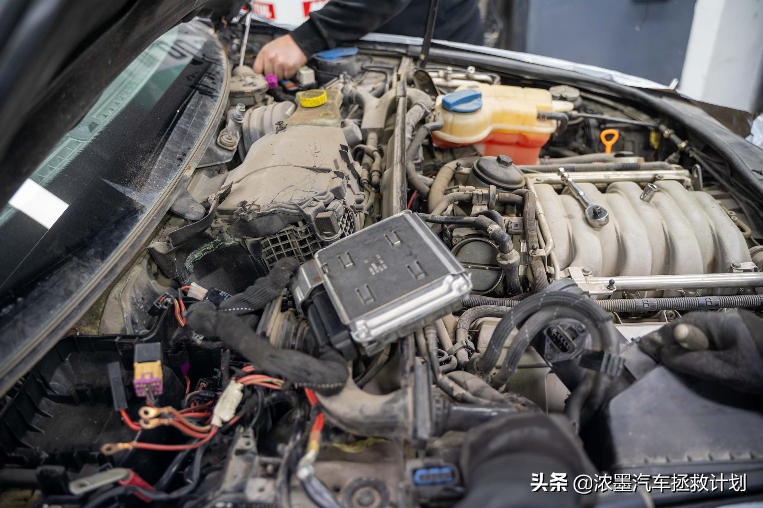 奥迪a6发动机大修全过程,翻新奥迪a6大修发动机