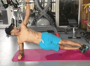 分享一套腹肌马甲线训练计划,基础的练腹跟马甲线动作