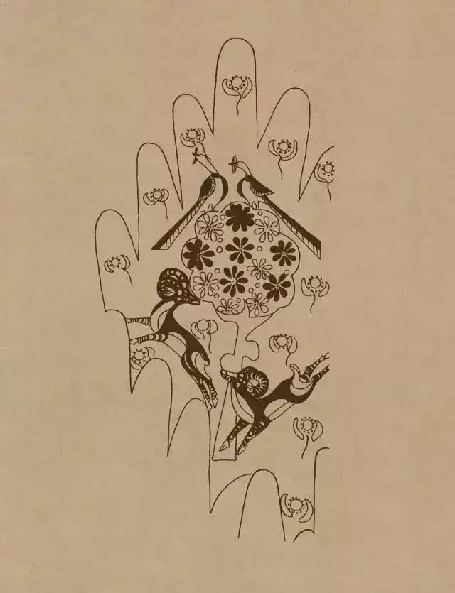 敦煌画线稿描摹,敦煌壁画白描勾线教程