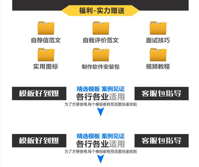 有简历模板如何套用到电子版上面,100套精选简历模板一次性送给你