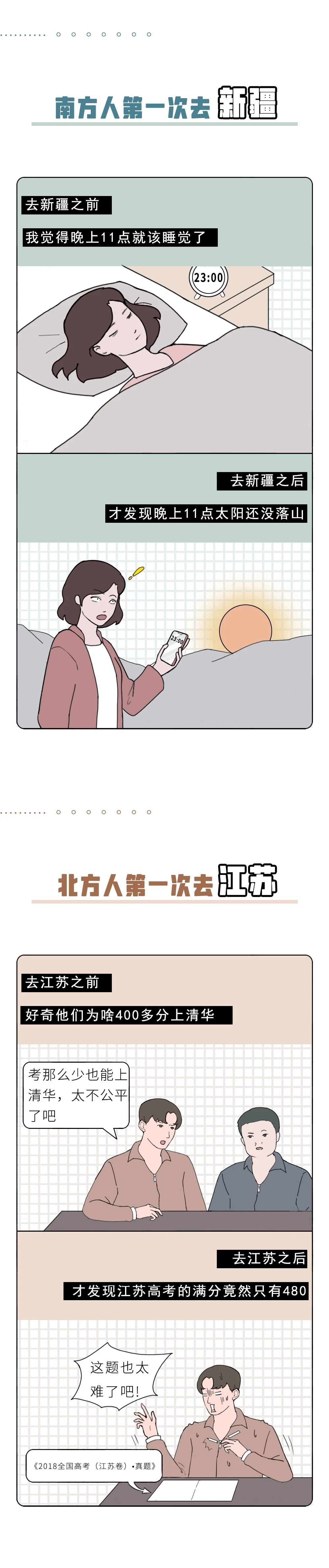北方人vs南方人饮食漫画,漫画北方人和南方人